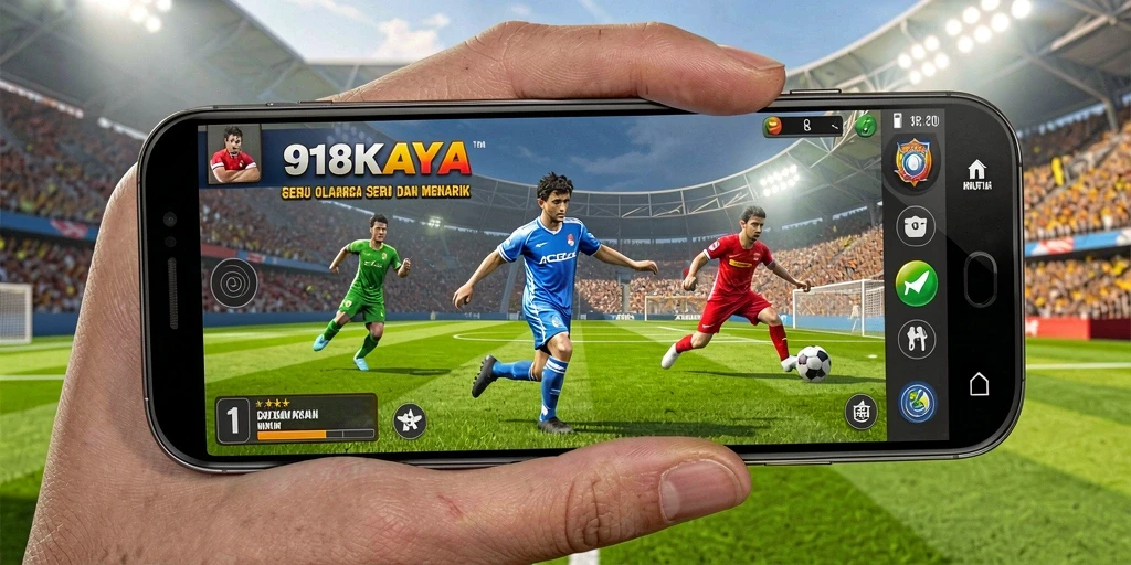 Tampilan gameplay yang menegangkan dalam <strong>918KAYA</strong> dengan aksi olahraga seru.