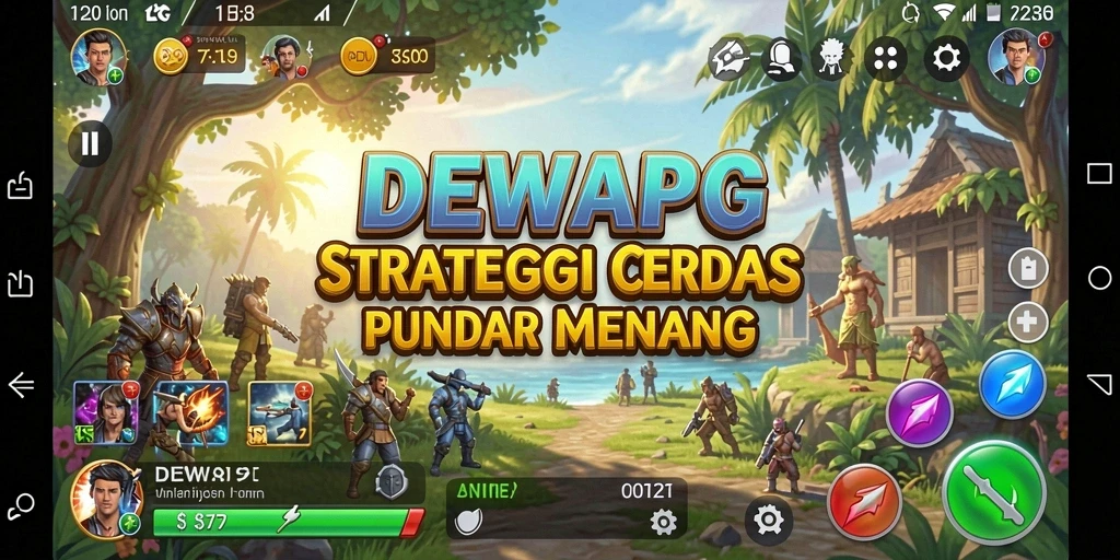 Tampilan pertandingan seru dalam DEWAPG dengan strategi yang menantang.