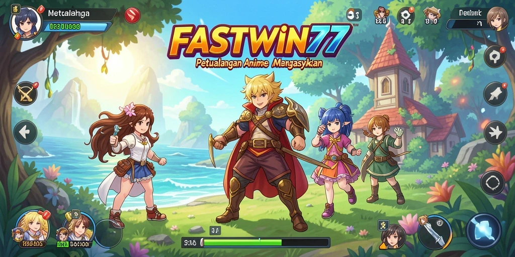 Tampilan menarik dari gameplay <strong>FASTWIN77</strong> di dunia Anime.