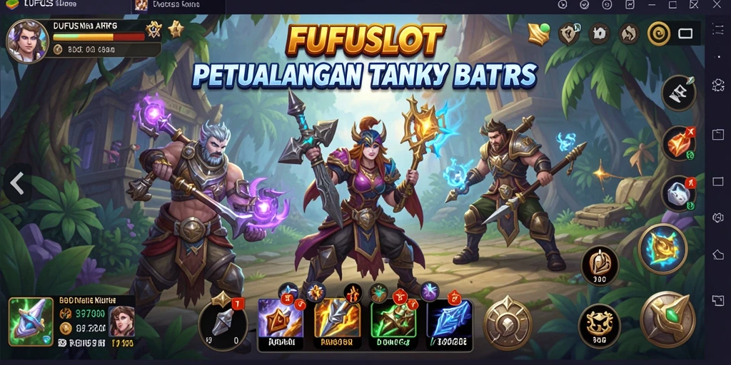 Tampilan gameplay FUFUSLOT yang memukau dan mendebarkan.