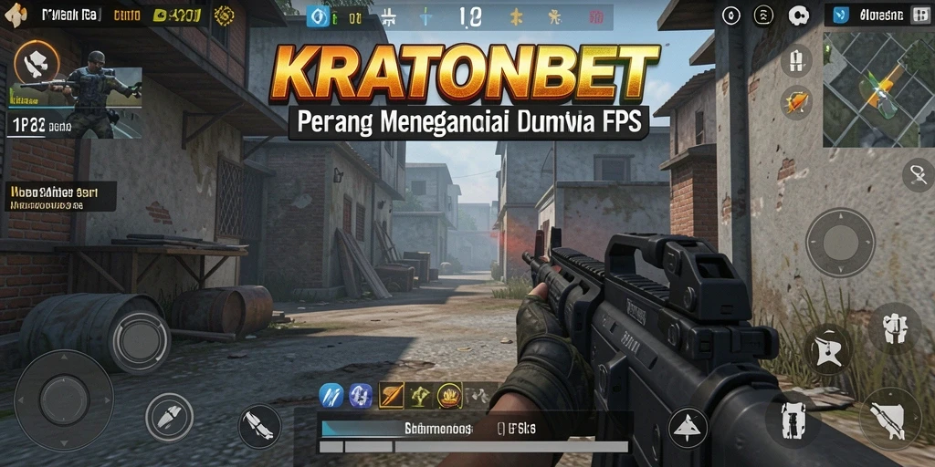 Tampilan gameplay KRATONBET dengan aksi pertempuran intens.