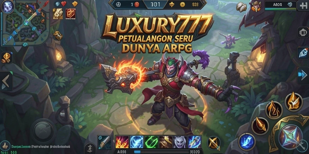 Screenshot gameplay LUXURY777 memperlihatkan aksi pertarungan yang mendebarkan.
