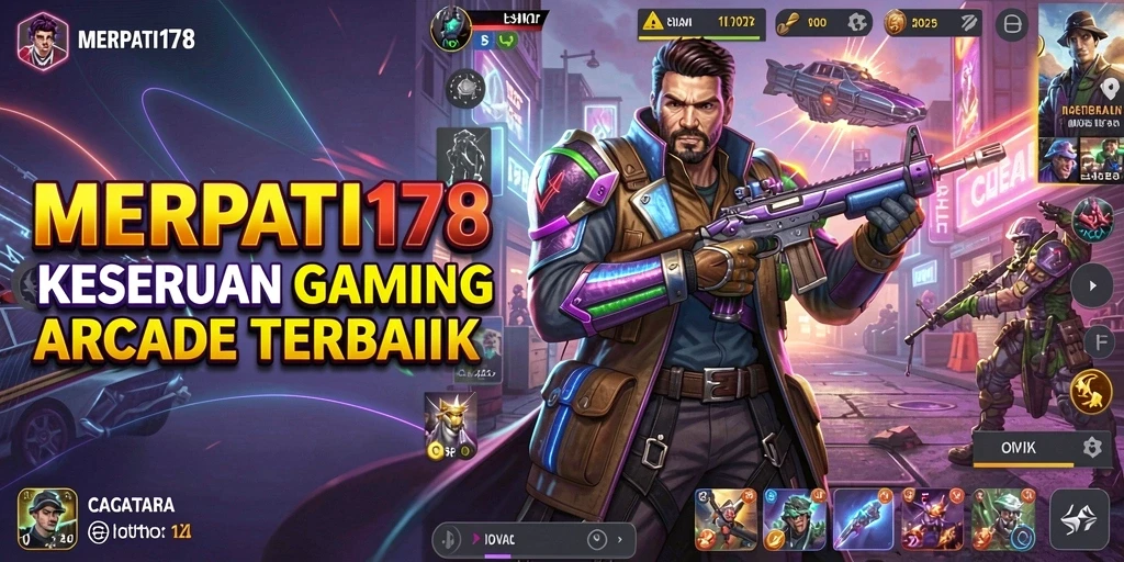 Screenshot menunjukkan keseruan gameplay Arcade di MERPATI178.