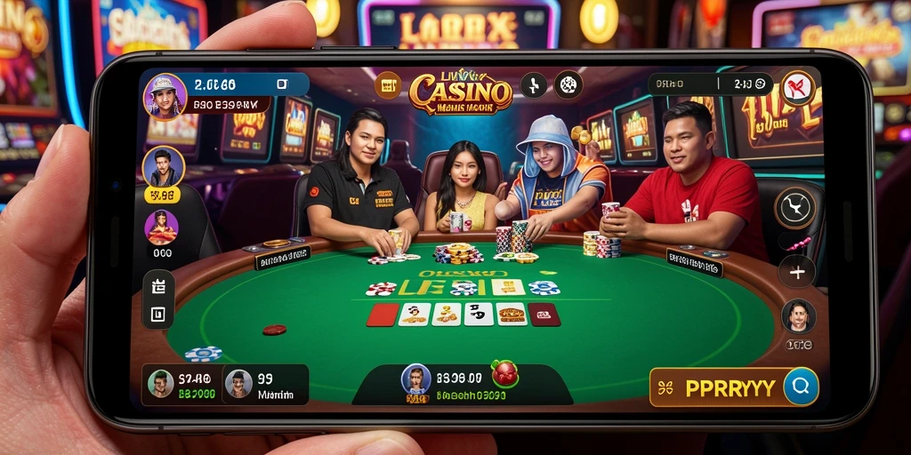 Tampilan gameplay Live Casino yang mendebarkan dan interaktif di PPRRYY.