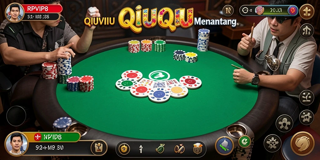 Tampilan gameplay menarik di RPVIP8 yang mendebarkan.