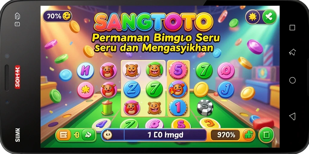 Screenshot gameplay SANGTOTO yang penuh keseruan Bingo.